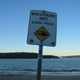 A sign at Balmoral Beach, Sydney.